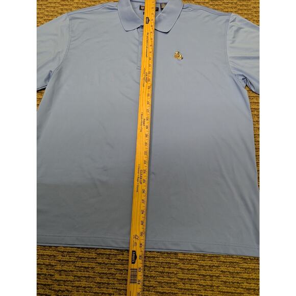 Oxford Twin Eagles Golf Super Dry 2XL Coolmax Polo Shirt Blue Spandex Size XXL - Picture 5 of 10